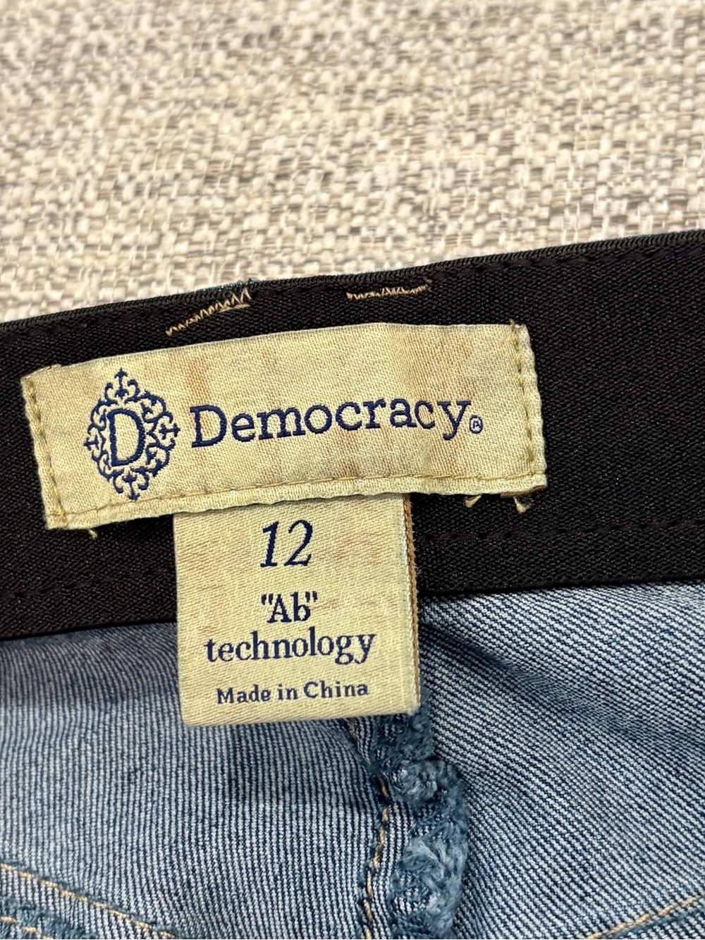 Democracy Women's Dark Blue Jean Shorts - Picture 4 of 6